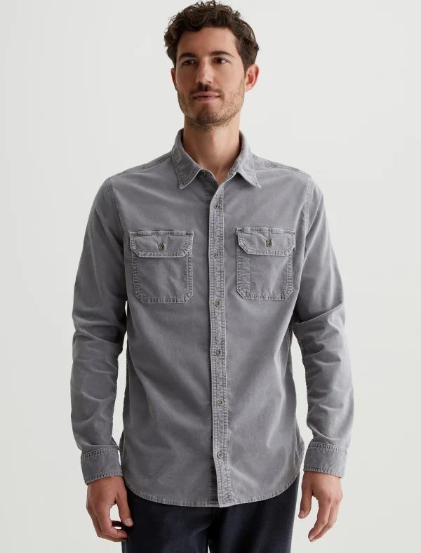 AG Jeans Aiden Utility Corduroy Shirt