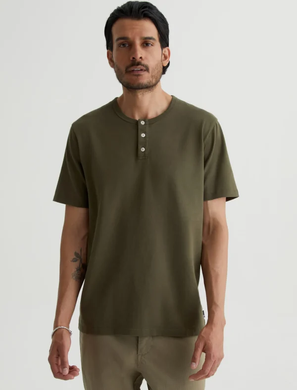 AG Jeans Bryce Short Sleeve Henley
