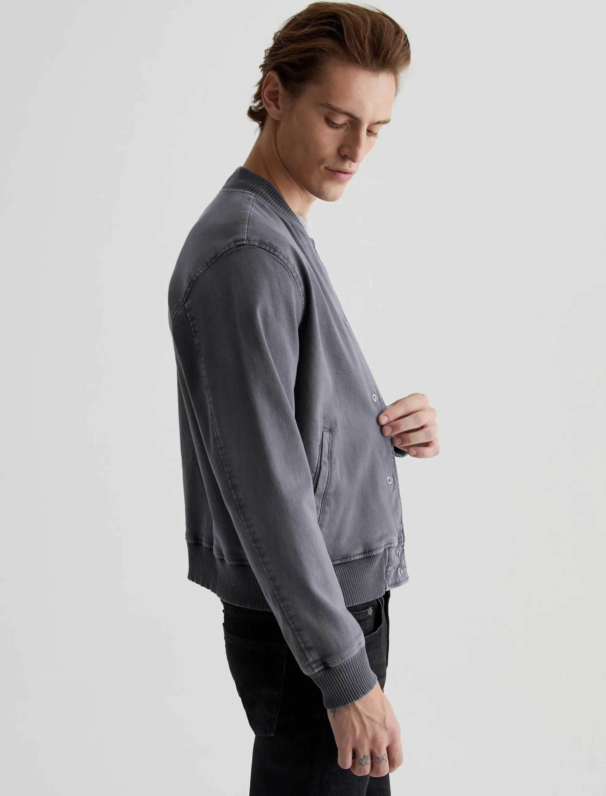 AG Jeans Clark Bomber Vapor Wash