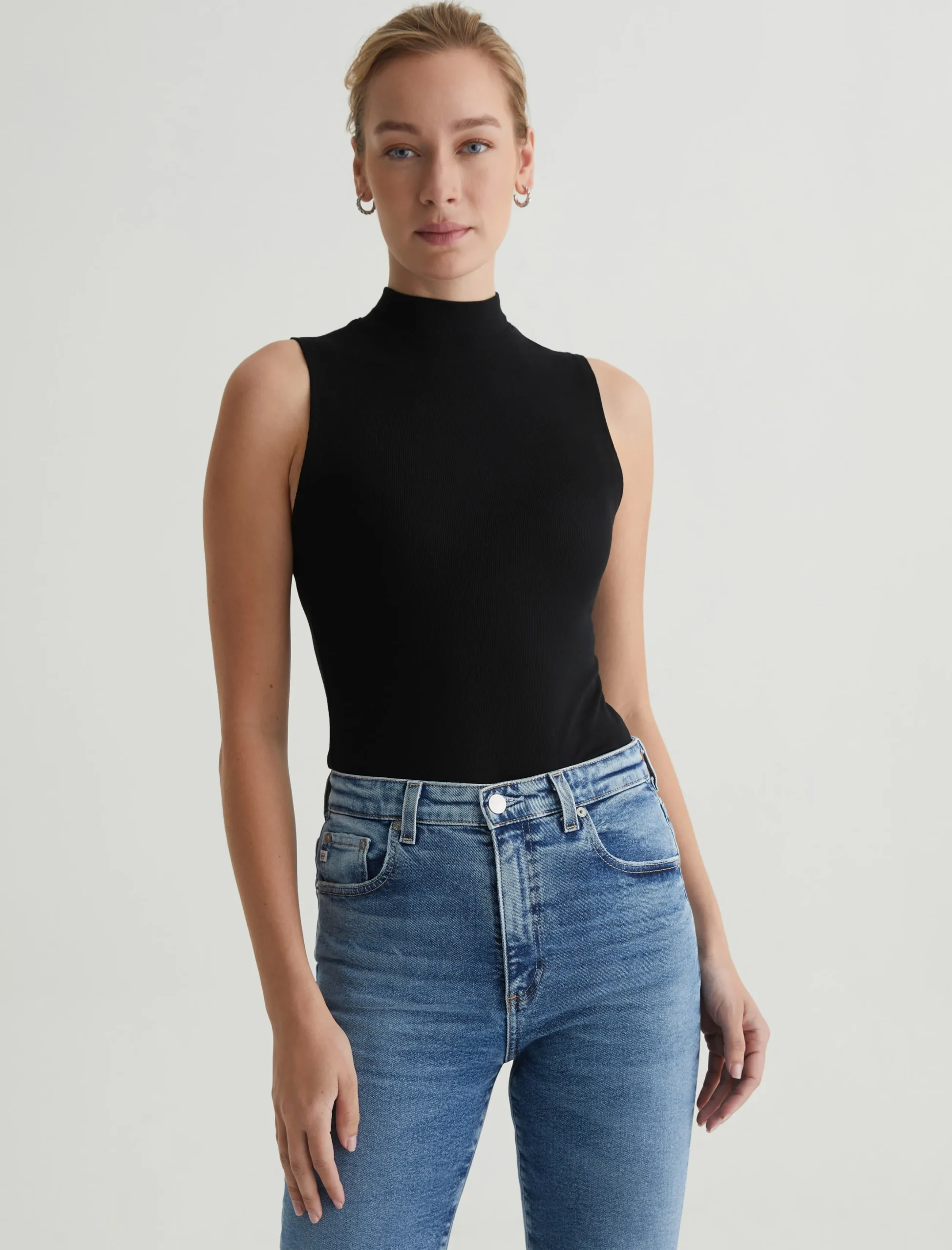 Women AG Jeans Edie Sleeveless Turtleneck