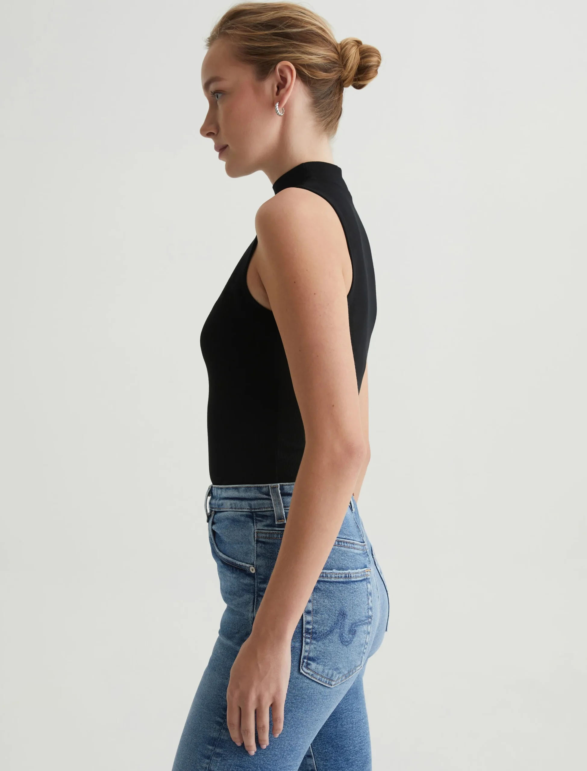 Women AG Jeans Edie Sleeveless Turtleneck