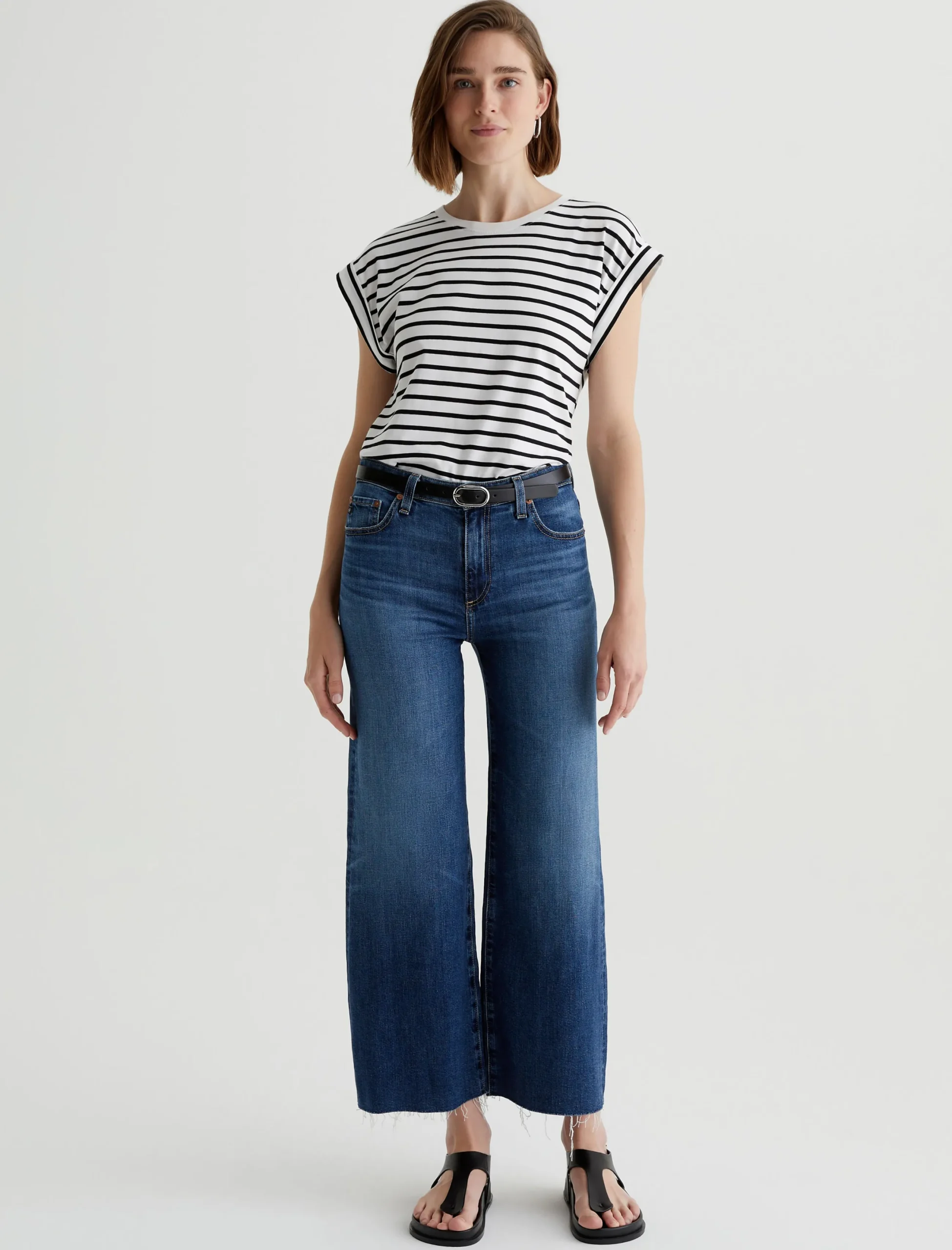 Women AG Jeans Saige Wide Leg Crop