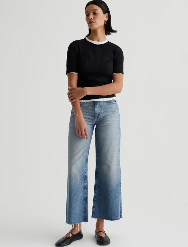 Women AG Jeans Saige Wide Leg Crop
