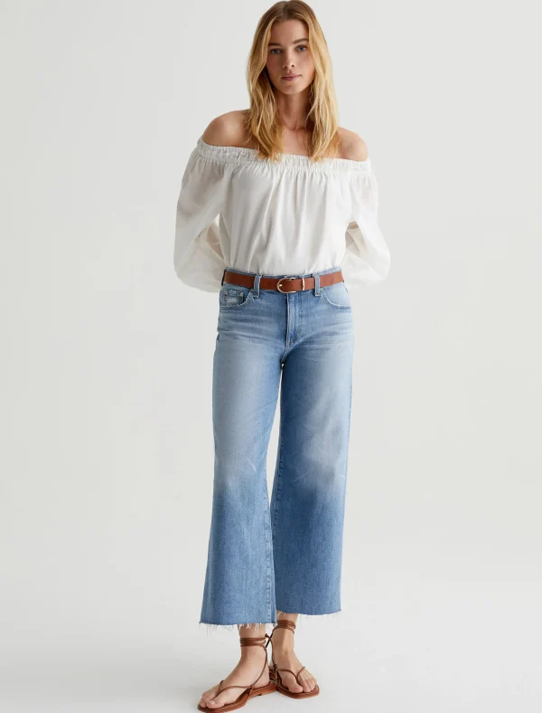Women AG Jeans Saige Wide Leg Crop