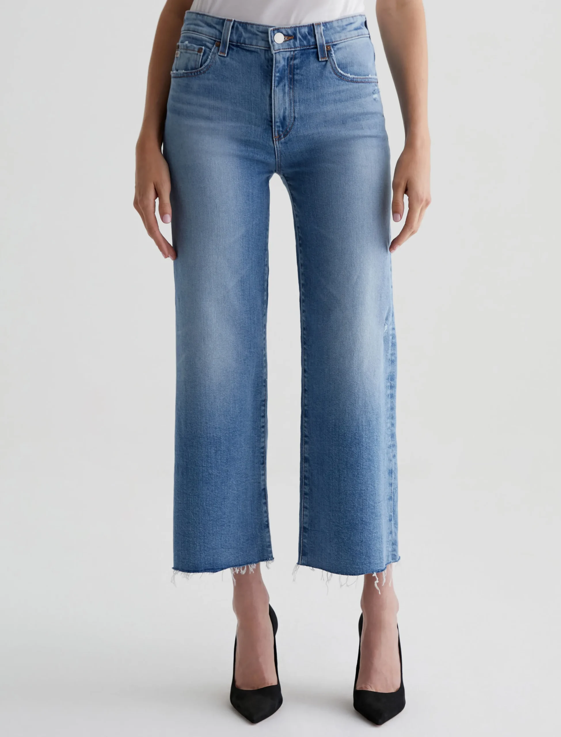 Women AG Jeans Saige Wide Leg Crop