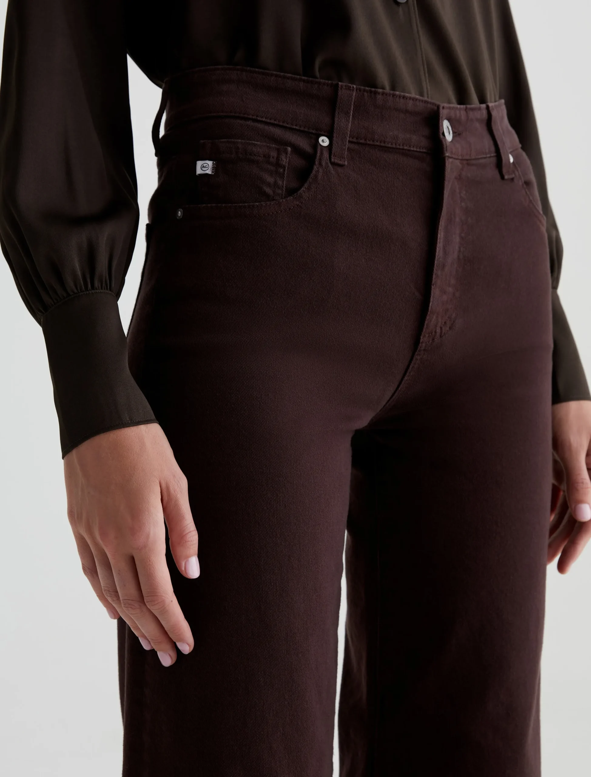 Women AG Jeans Saige Wide Leg Crop