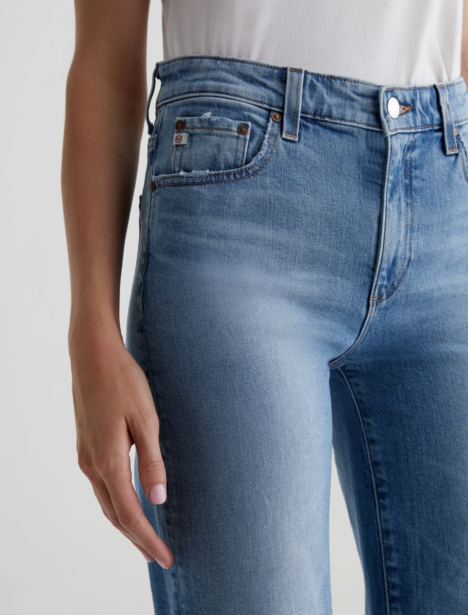 Women AG Jeans Saige Wide Leg Crop