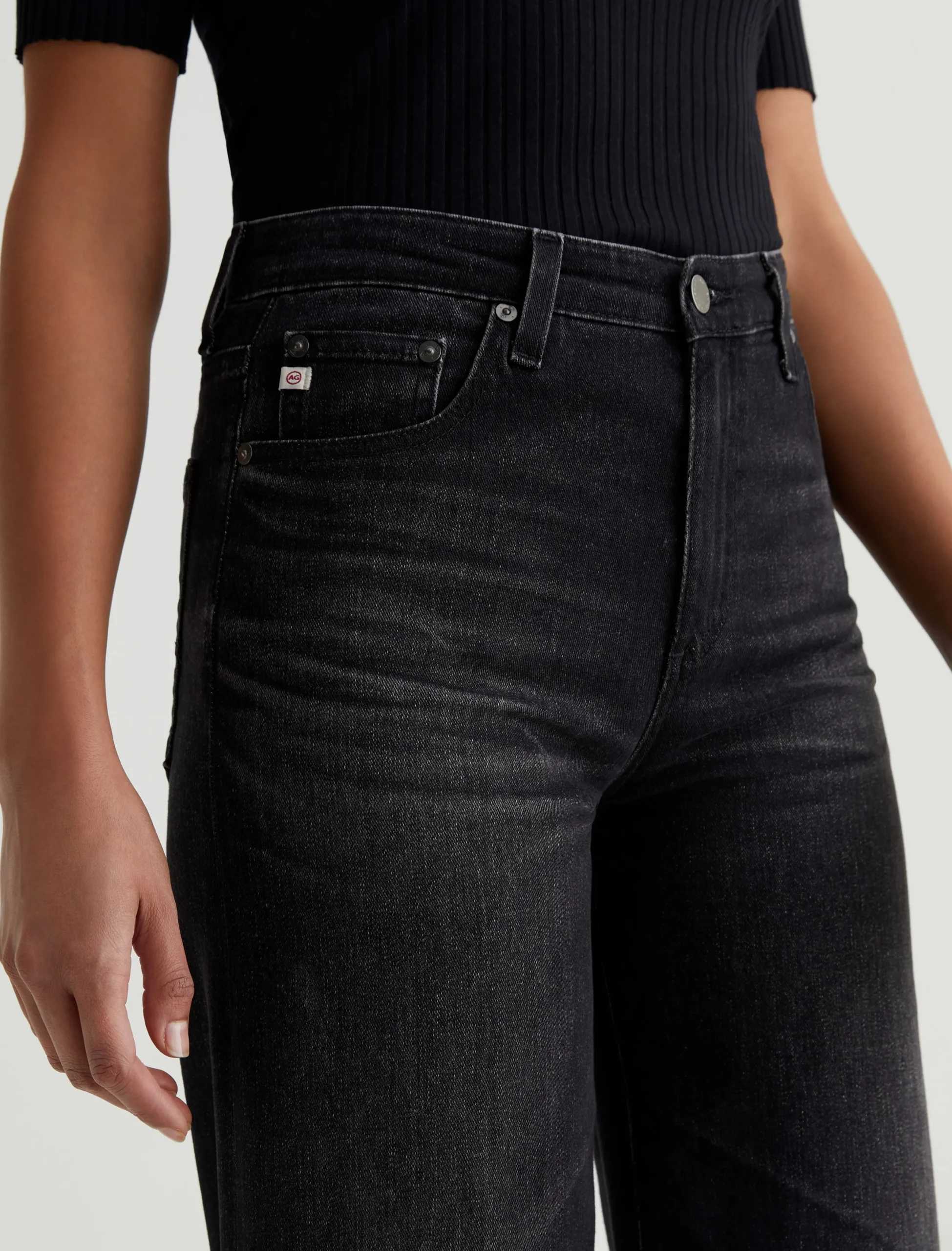 Women AG Jeans Saige Wide Leg Crop