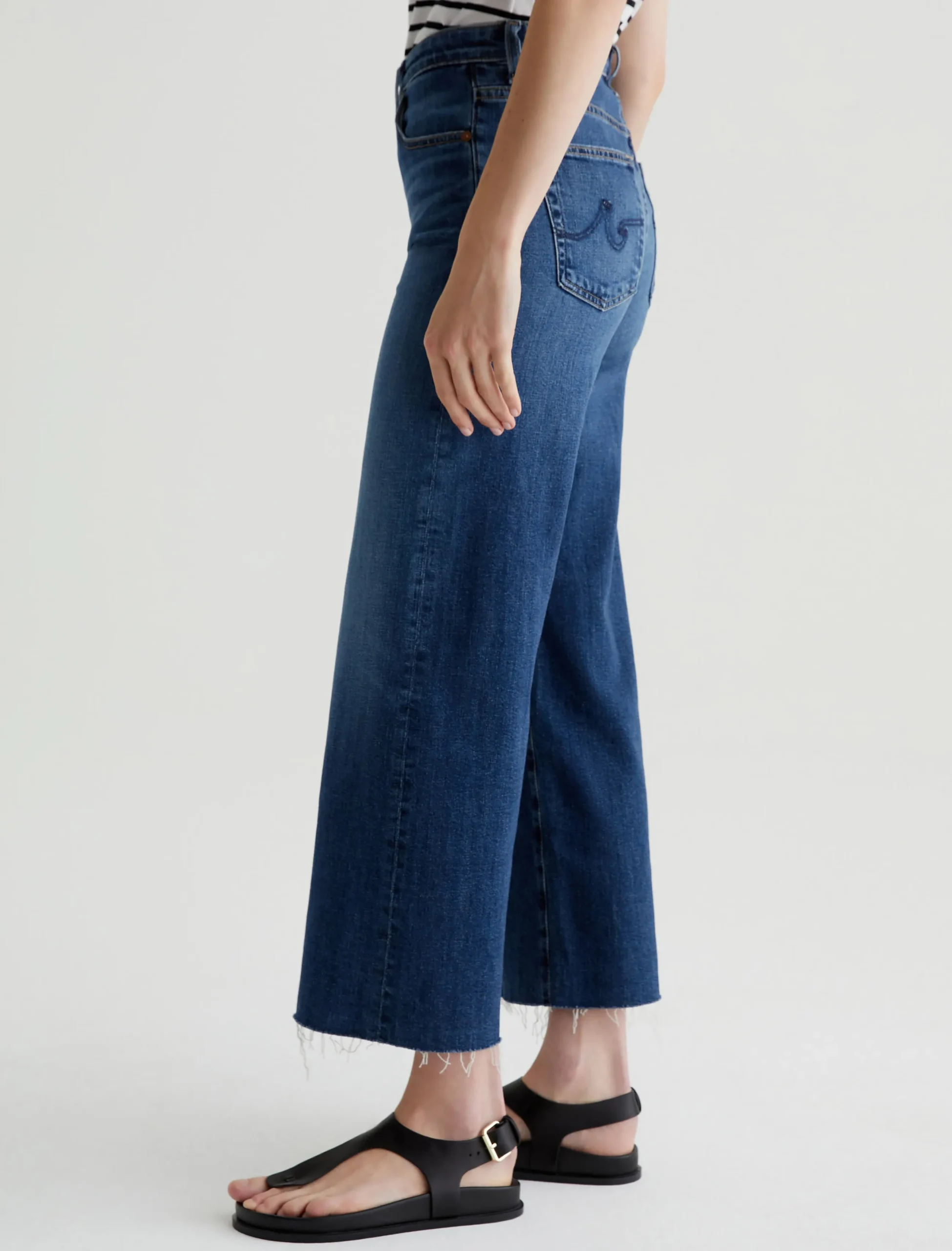 Women AG Jeans Saige Wide Leg Crop