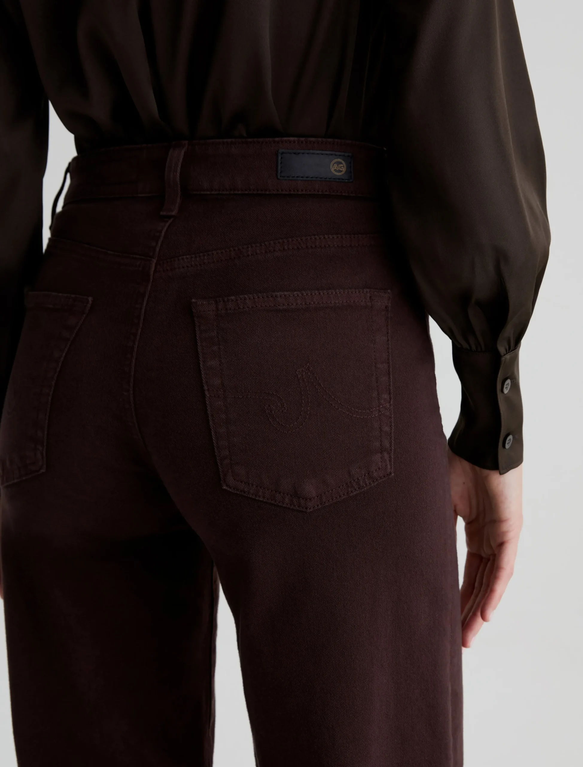 Women AG Jeans Saige Wide Leg Crop