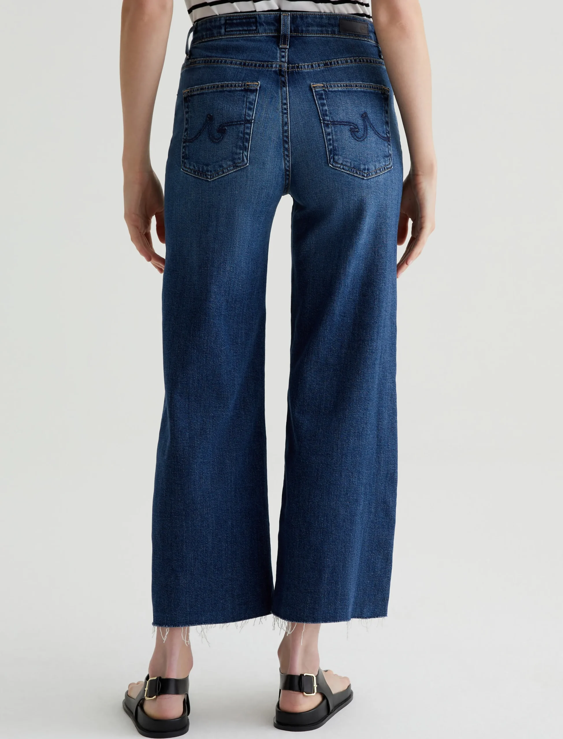 Women AG Jeans Saige Wide Leg Crop