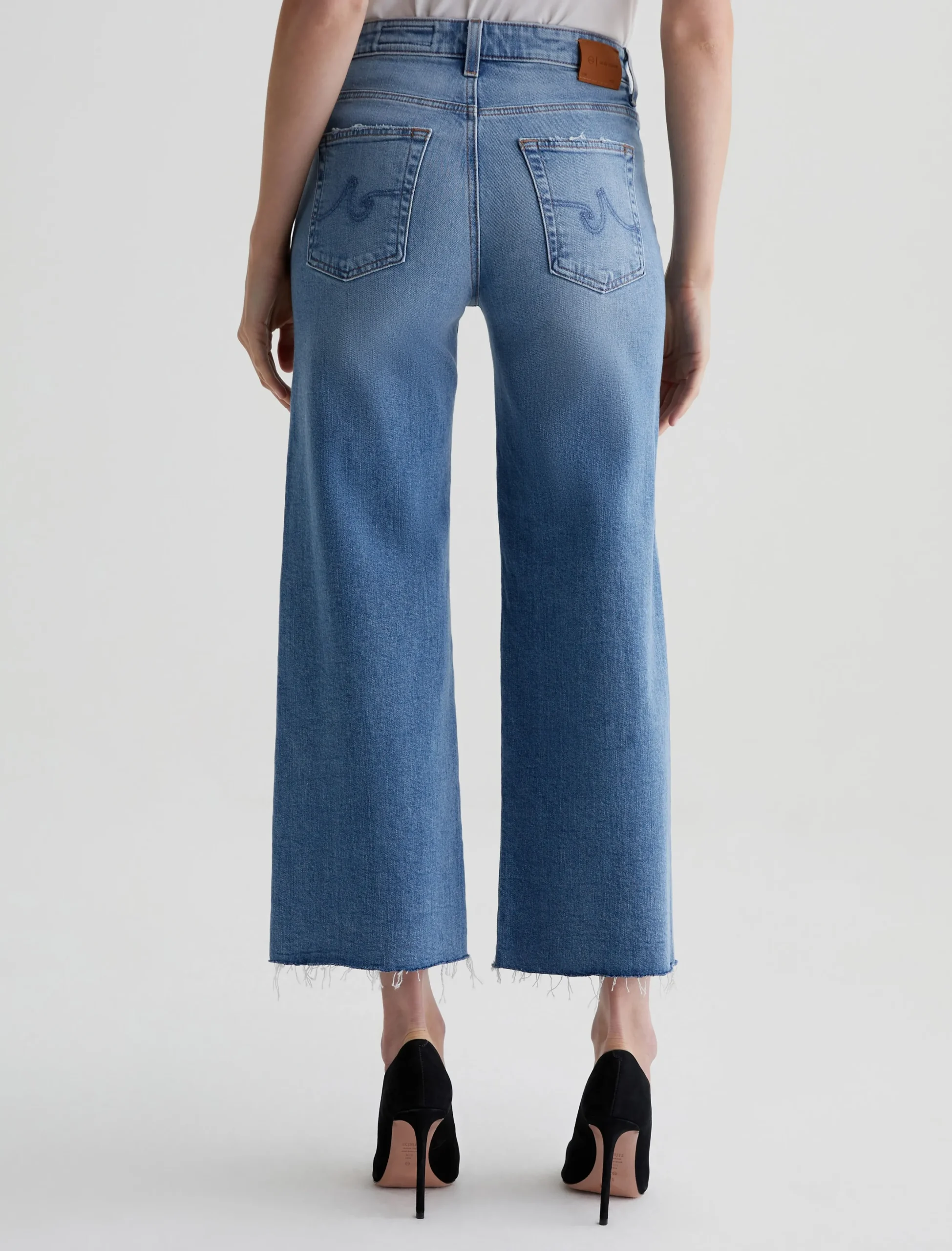 Women AG Jeans Saige Wide Leg Crop