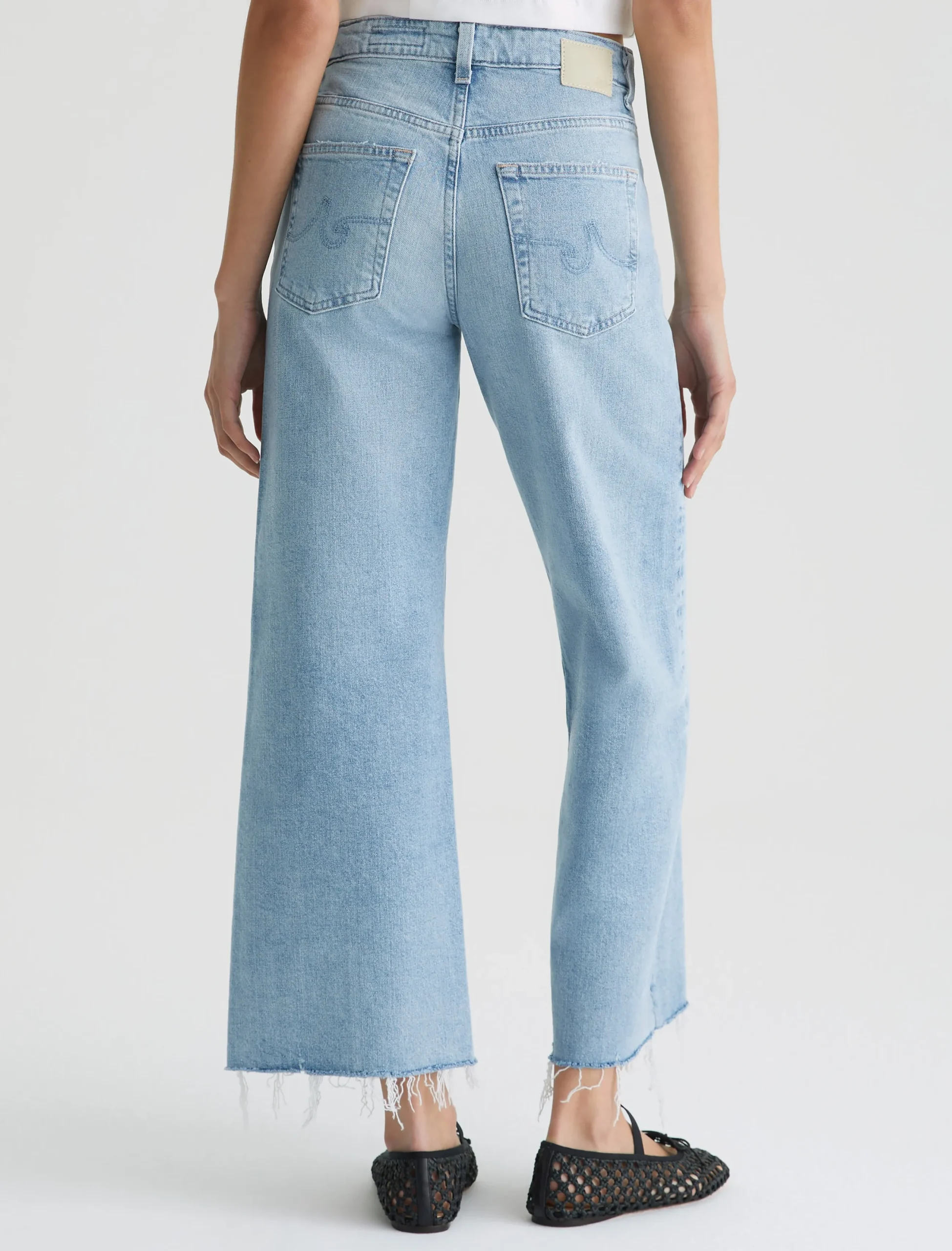 Women AG Jeans Saige Wide Leg Crop 360°