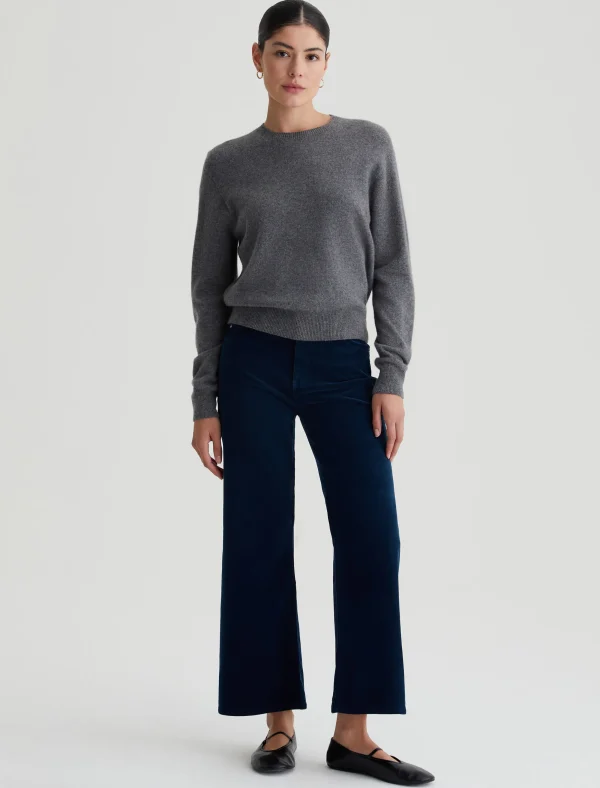 Women AG Jeans Saige Wide Leg Crop Corduroy